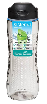 Пляшка для води Sistema Hydrate Tritan Active 800 ml Чорна (9414202111654)