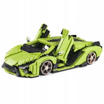 Конструктор дитячий машина MOULD KING TECHNIC " Lamborghini " Sian Sierne зелений 1168 деталей (10011)