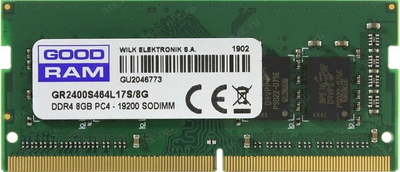 Модуль пам'яті GoodRam DDR4 8Gb 2400MHz Sodimm (GR2400S464L17S/8G)
