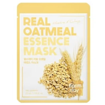 Тканинна маска для обличчя з екстрактом вівса Farmstay Real Oatmeal Essence Mask 23 мл (8809809800857)