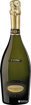Вино ігристе TOSO Prosecco Spumante Millesimato DOC біле сухе 0.75 л (8002915004595)