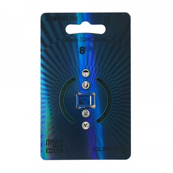 Карта пам'яті microSDHC 8GB Borofone High Speed Class 10
