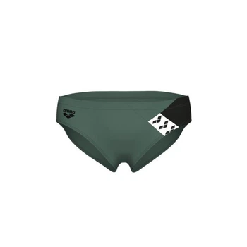 Плавки-слипы для мужчин Arena STRIPE SWIM BRIEFS оливковый, черный Муж 105 007929-650 105