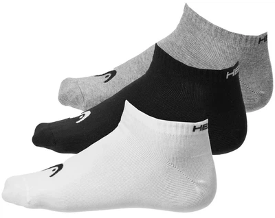 Мужские Носки Head ALL SPORTS TRAINING SNEAKER 3P серый, белый, черный Муж 43-46 701229018-004 43-46