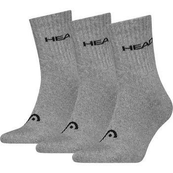Мужские Носки Head ELEMENTS ALL SPORTS SHORT CREW 3P серый Муж 39-42 701229009-004 39-42