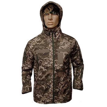 Куртка військова тактична SoftShell FS Uniform 60 піксель MM14