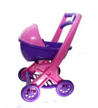 Детская коляска для кукол с люлькой Doloni 0121/02eco игрушечная, Фиолетовая