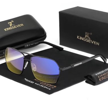 Окуляри для комп'ютера від випромінювання монітора Kingseven 9201 Anti-Fog Blue Blocker для роботи за комп'ютером монітором пк з блокуванням шкідливого синього світла