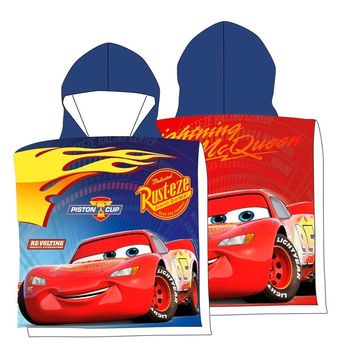 Ręcznik-poncho kąpielowy Disney Cars 55 x 100 cm (8435631344797)