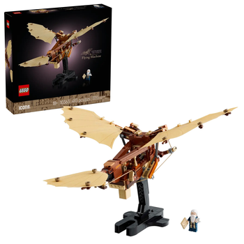 Zestaw klocków LEGO Icons Maszyna latająca Leonarda da Vinci 493 elementy (10363)