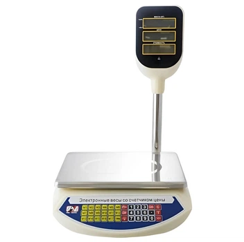 Настольные электрические аккумуляторные торговые весы до 40 кг Promotec PM 5052