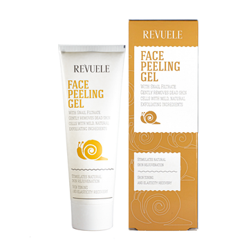 Гель пилинг для лица Revuele Face Peeling Gel With Snail Filtrate с муцином улитки 80 мл