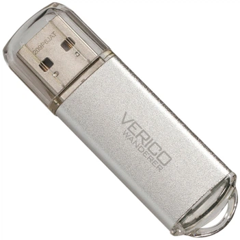 Флеш память USB Verico Wanderer 128GB USB 2.0 Silver (1UDOV-M4SRC3-NN)