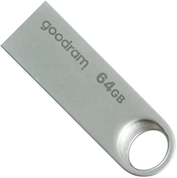 Флеш память USB Goodram UNO3 64GB USB 3.2 Gen1 Steel (UNO3-0640S0R11)