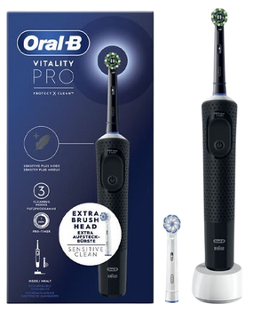 Электрическая зубная щетка Oral-B Vitality Pro + 2 сменные головки (4210201432326)