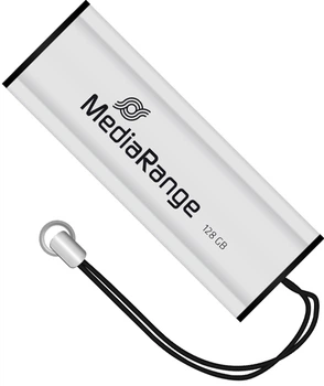 USB флеш-накопитель Mediarange 128GB Black/Silver (MR918)