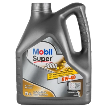 Масло моторное MOBIL SUPER 3000 x1 5W-40 4 л (152566)