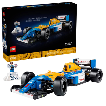 Zestaw klocków LEGO Icons Williams Racing FW14B i Nigel Mansell 799 elementów (10353)