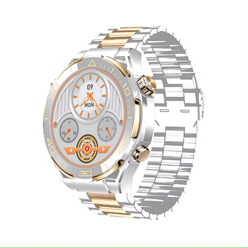 Смарт часы Smart Splendid Max Мужские 2 ремешка Silver-Gold