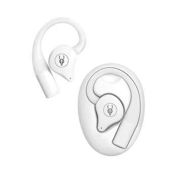 Спортивные Bluetooth наушники Sabbat Q12 Cloud White открытого типа (Белый)