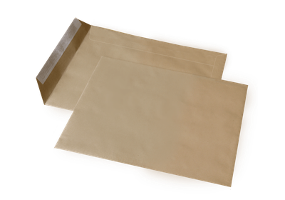 Почтовый пакет С3 (324x458) крафт прямой клапан, отрывная лента 10 шт пл.100
