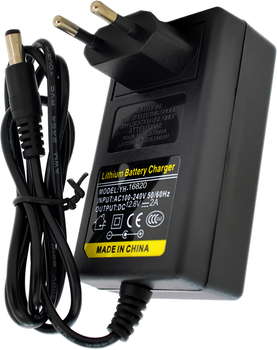 Зарядное устройство LBC блок питания для 3S 12.6 V Li-ion аккумуляторов 2 A разъем 5.5 х 2.1 мм (YH-16820)