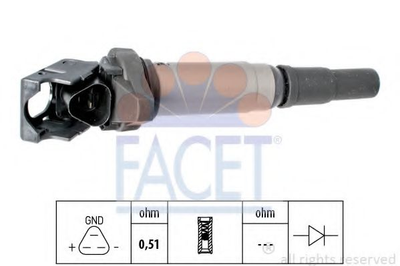 Катушка воспаления Bmw X1 sdrive 16 i (13-15) (9.6375) Facet Facet (96375)