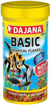 Комплексный корм в хлопьях для всех видов рыб Dajana Tropica Basic