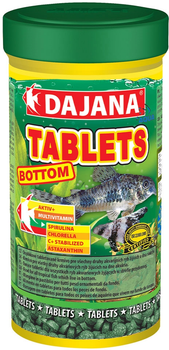 Специальный корм для донных рыб в таблетках Dajana Tablets Bottom 100 мл/50 г (8594000250647)