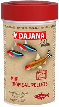 Спеціальний пелетований корм для мальків і дрібних риб Dajana Mini Tropical Pellets