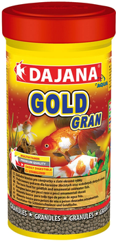Корм для золотых карасей и декоративных рыбок в гранулах Dajana Gold Gran 250 мл/110 г (8594000250562)