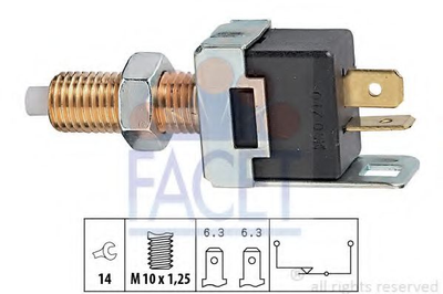 Датчик стоп-сигналу Corolla/Camry/Pajero/Lancer/Galant/Colt/Mazda 626/323 1.0-4.02 81- (7.1017) Facet Facet (71017)