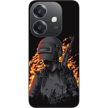 Силиконовый чехол SMTT для OPPO A3x 4G с картинкой PUBG