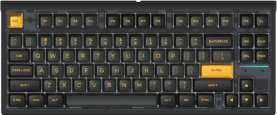Клавиатура FL ESPORTS FL750 SAM Polar night black Kailh MX Cool Mint Three-Mode (FL750SAM-4912)