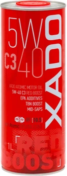 Моторное масло XADO Red Boost 5W-40 C3 1 л (XA 26122)