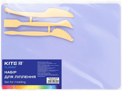 Дошка для пластиліну Classic 180х250мм+3 стека, бузковий