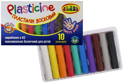 Пластилин Class Чисті руки 10 цветов 170г