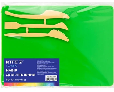 Дошка для пластиліну Classic 180х250мм+3 стека, зелений