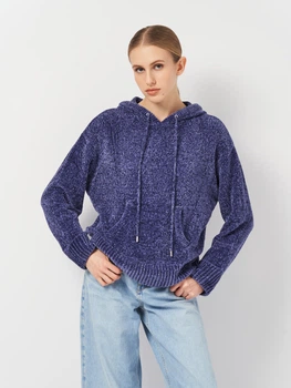 Худі жіноче Piazza Italia 01099-55068 S/M Blueberry (2001099001020)