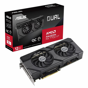 Видеокарта Asus PCI-E Radeon RX 7700 XT 12GB DDR6 (DUAL-RX7700XT-O12G)