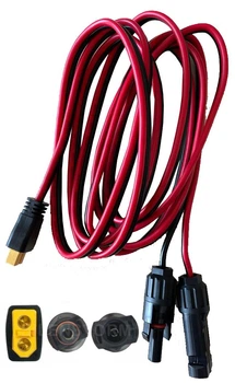 Кабель MC4 XT60 2,5 метрів (MC4-XT60CBL5M) MC4 to XT60 Solar Cable сумісний з EcoFlow