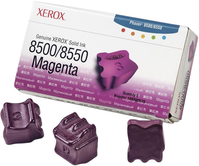 Atrament stały Xerox Phaser 8500/8550 SolidInk 108R00670 Magenta 3-pack