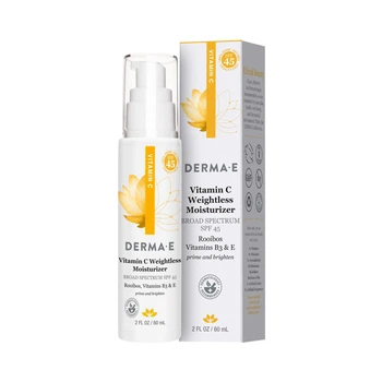 Зволожуючий легкий крем з вітаміном С та сонцезахисним фактором SPF 45 - Derma E Vitamin C Weightless Moisturizer SPF 45
