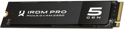 SSD диск Goodram IRDM PRO GEN 5 1TB M.2 2280 PCIe Gen5 x4 NVMe 3D TLC (IRP-SSDPR-P54S-1K0-80)