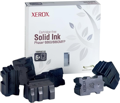 Atrament stały Xerox Phaser 8860/8860MFP SolidInk 108R00749 Black 6-pack