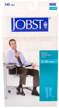 Компресійні гольфи Jobst 140 den розмір 39-40 Чорні (4042809080025)