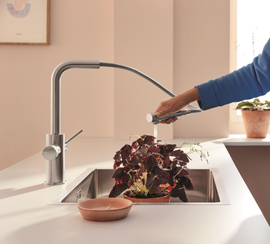 Смеситель кухонный GROHE Blue Pure Minta 30601DC0 с фильтром обратного осмоса ECOSOFT P'ure AquaCalcium Mint (MO67530601DC)