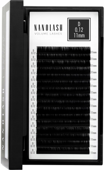 Sztuczne rzęsy Nanolash Volume 0.12 D 11 mm (5905997306331)