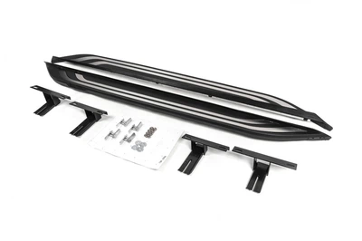 Боковые Подножки OEM V2B (2 шт, Алюминий) для Toyota Rav 4 2019- гг