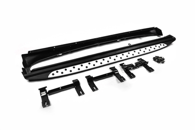 Бокові пороги OEM V1 (2 шт, алюміній) для BYD S6 bkt-s6-s34